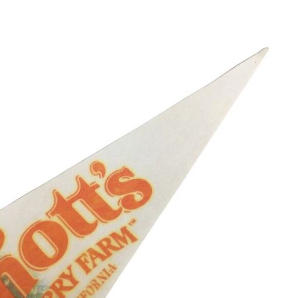 Vtg 1960's KNOTTS BERRY FARM 30" Felt Pennant Flag Stagecoach Train California - Picture 5 of 8